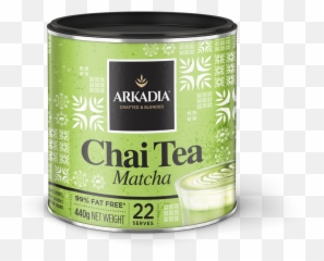 Arkadia Chai Tea Matcha Green 440g Png