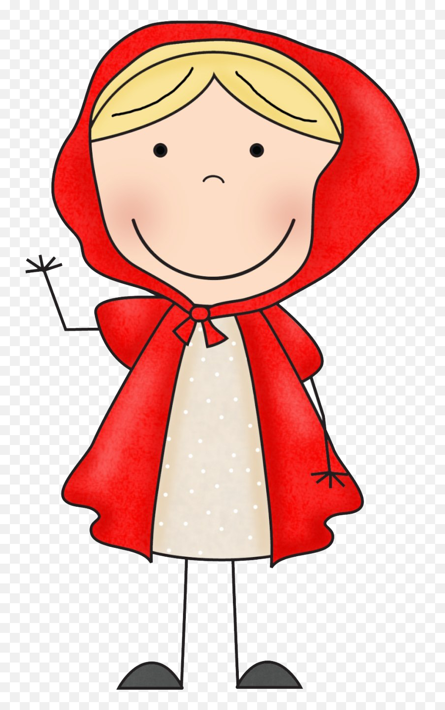 Little Red Riding Hood Png Transparent - Drawings Of Little Red Riding Hood,Hood Png