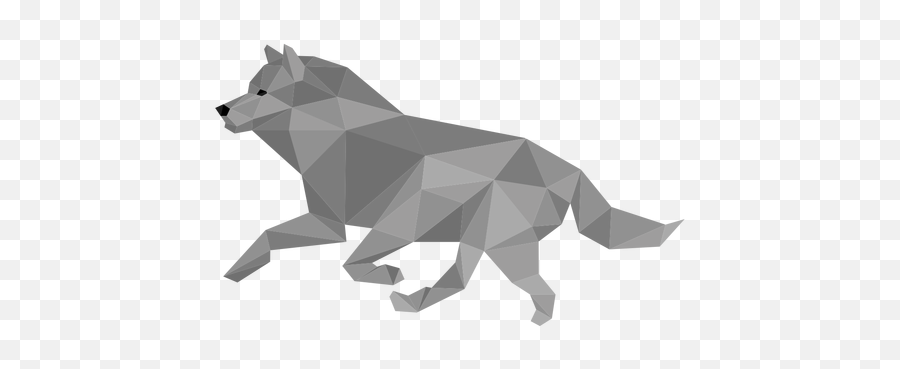 Wolf Tail Predator Low Poly - Transparent Png U0026 Svg Vector File Transparent Background Wolf Poly,Wolf Transparent