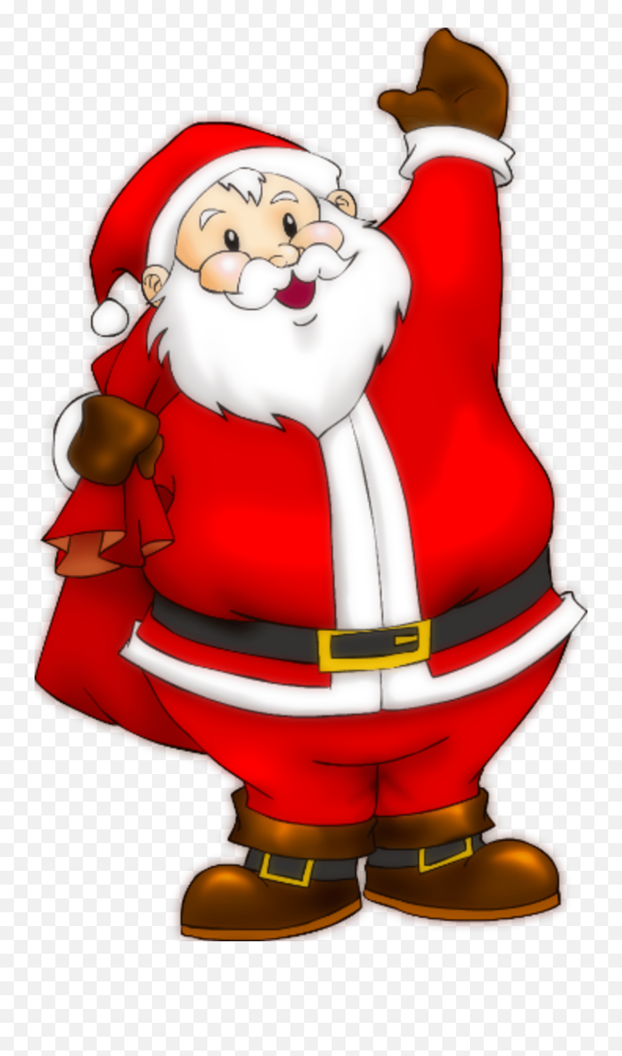 Santa Claus Waiving Hand Png Clipart - Free Transparent Png Transparent Santa Claus,Hand Png Clipart