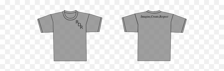 Grey T Shirt Template Clip Art - Template Army Green Shirt Png,Black T Shirt Template Png