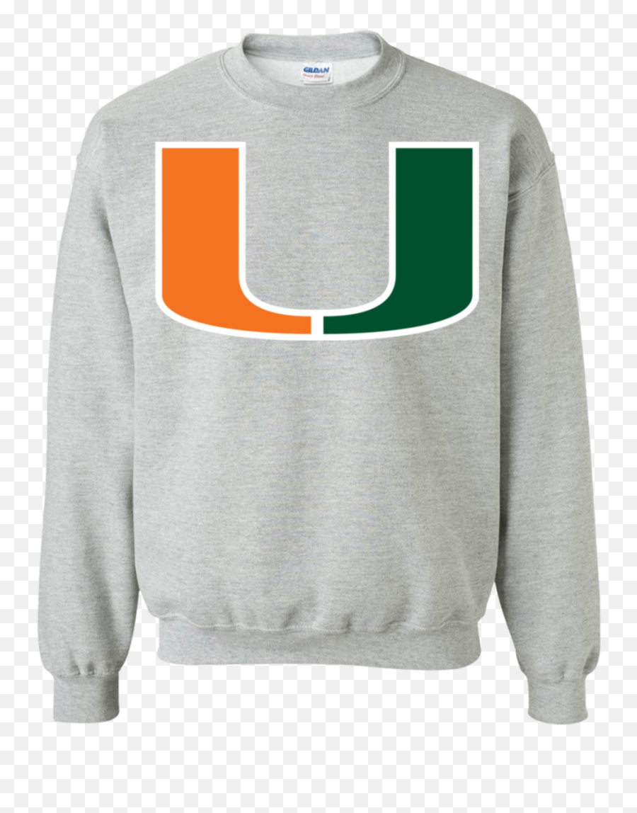 Miami Hurricanes Logo Sweatshirt - Charlie Don T Surf Snoopy Png,Miami Hurricanes Logo Png