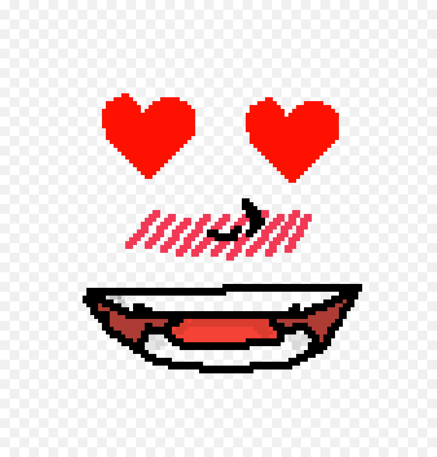 Pixilart - Heart Png,Heart With Eyes Logo
