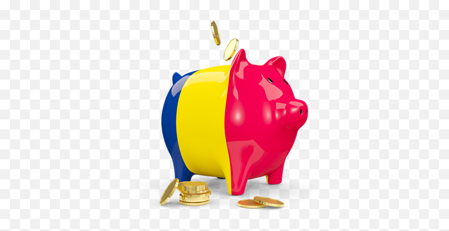 Piggy Bank Illustration Of Flag Chad Png Transparent Background