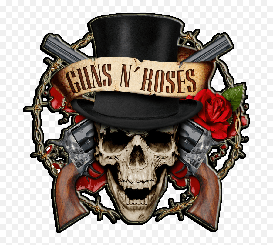 Guns Nu0027 Roses Logo Transparent Png - Stickpng Guns N Roses Logo Png,Gun Emoji Png