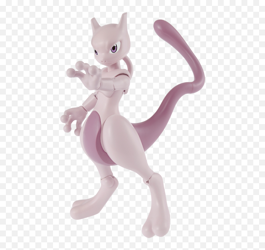 Sprukits Character Mewtwo U2013 Level 1 - Bandai Mewtwo Model Kit Png,Mewtwo Png