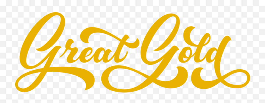 Great Gold - Calligraphy Png,Gold Logo