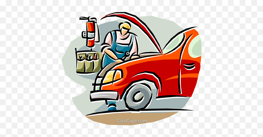 Auto Mechanic Working - Mechanic Clipart Png,Mechanic Png