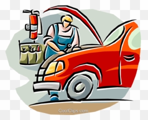 Auto Mechanic Working - Mechanic Clipart Png,Mechanic Png