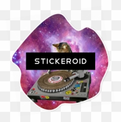 Download Dj - Suck Uk Cat Playhouse Cat Scratch Dj Cat Galaxy Png,Scratch Cat Png