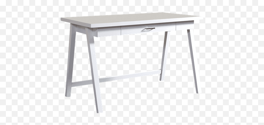 Langlor White Writing Desk For Rent Brook Furniture Rental - Solid Png,Desk Png