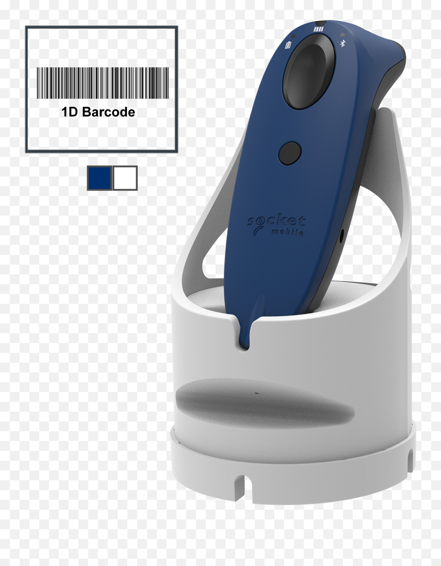 Socketscan S700 Linear Barcode Scanner With White Charging Dock - Gadget Png,White Barcode Png