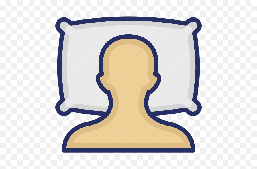 Head Bed Body Pillow Hospital Icon - Head On Pillow Clipart Png,Body Pillow Png
