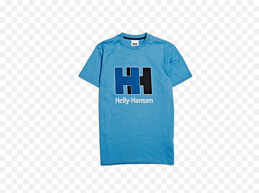 Unisex Helly Hansen Hh Logo Tee - Melange Blue On Garmentory Short Sleeve Png,Hh Logo