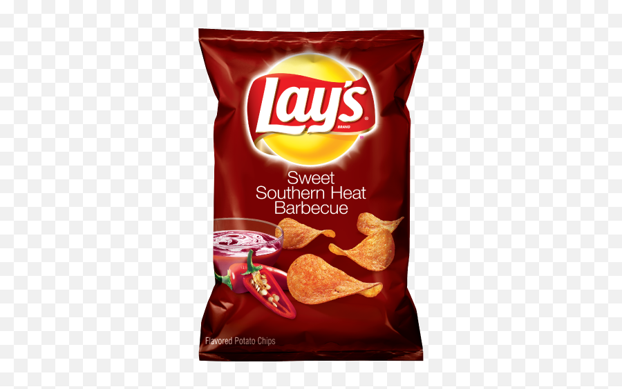 Snack Time 17 U2013 Lays Sweet Southern Heat Barbecue Chips - Sweet Southern Heat Barbecue Lays Png,Potato Chips Png
