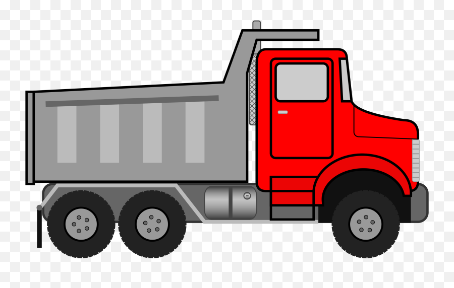 Dump Truck Clipart Png - Transparent Background Truck Clipart,Red Truck Png