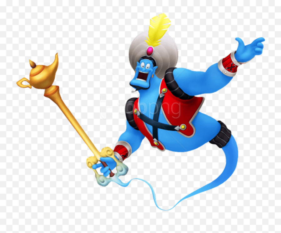 Free Png Download Aladdin Genie Cartoon - Aladdin Genie Cartoon Png,Aladdin Png