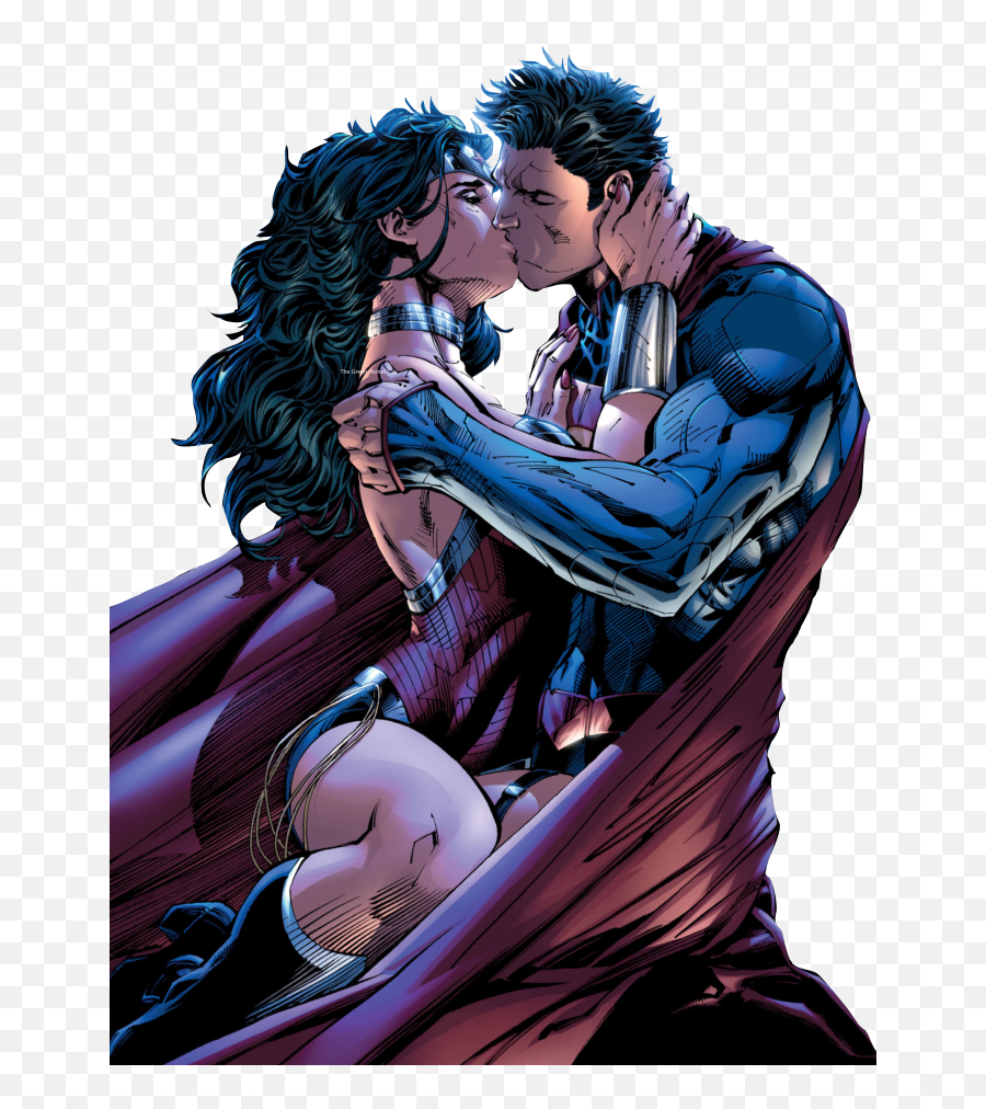 Comic Vine - Wonder Woman Kiss Superman Png,Pepper Potts Png