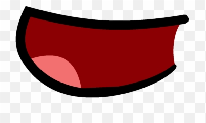 Pin Tongue Clipart Smiley Mouth - Bfdi png