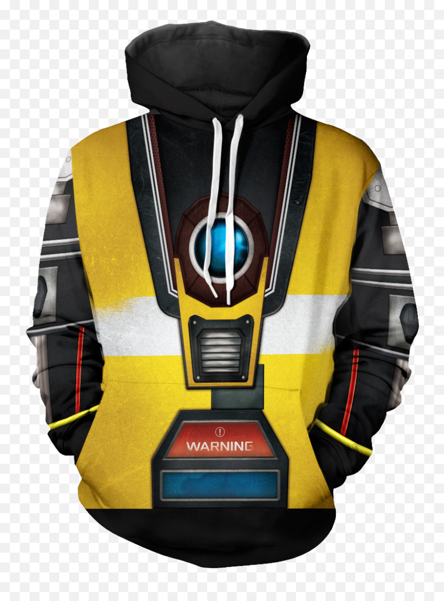 Borderlands Claptrap Unisex Pullover Hoodie - Bacon Hoodie Png,Claptrap Png