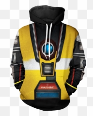 Borderlands Claptrap Unisex Pullover Hoodie - Bacon Hoodie Png,Claptrap Png