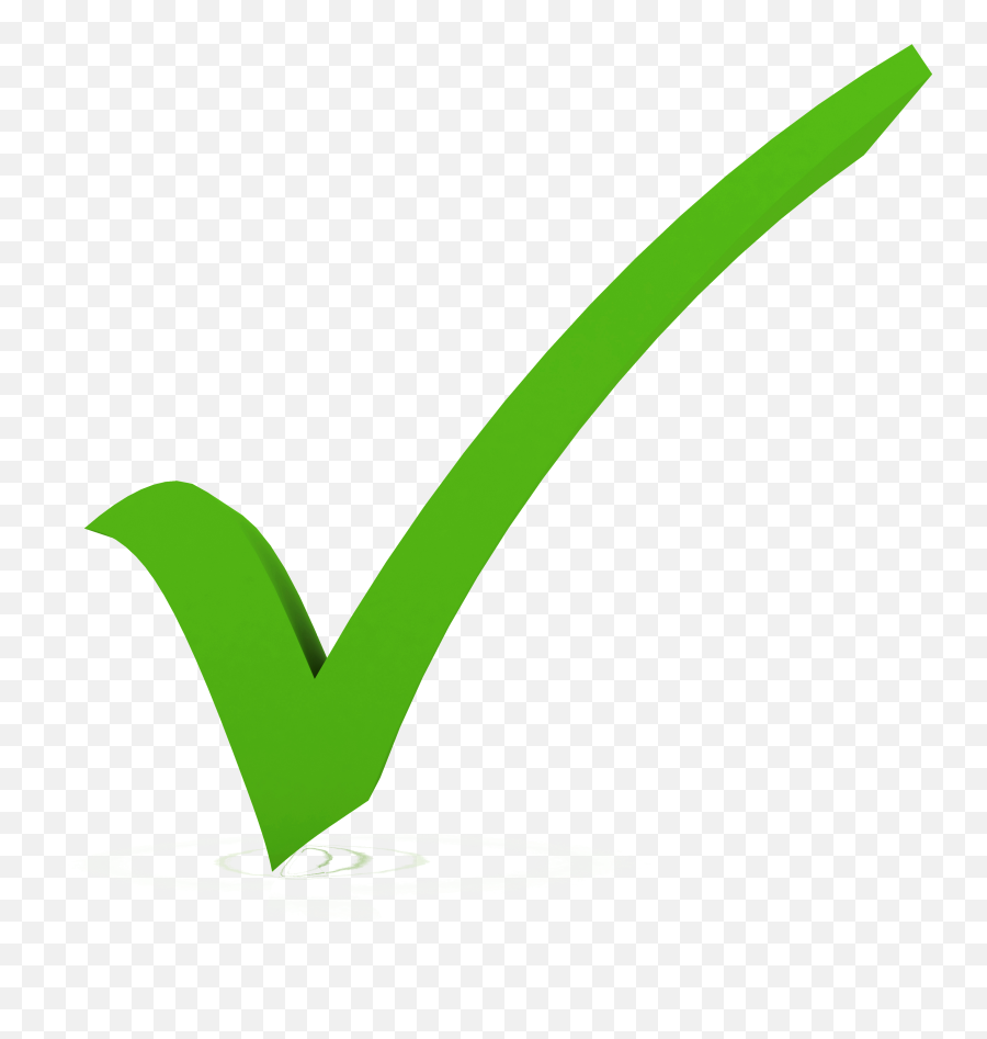 Check Mark With Transparent Background - Green Check Mark Png,Green Checkmark Transparent Background