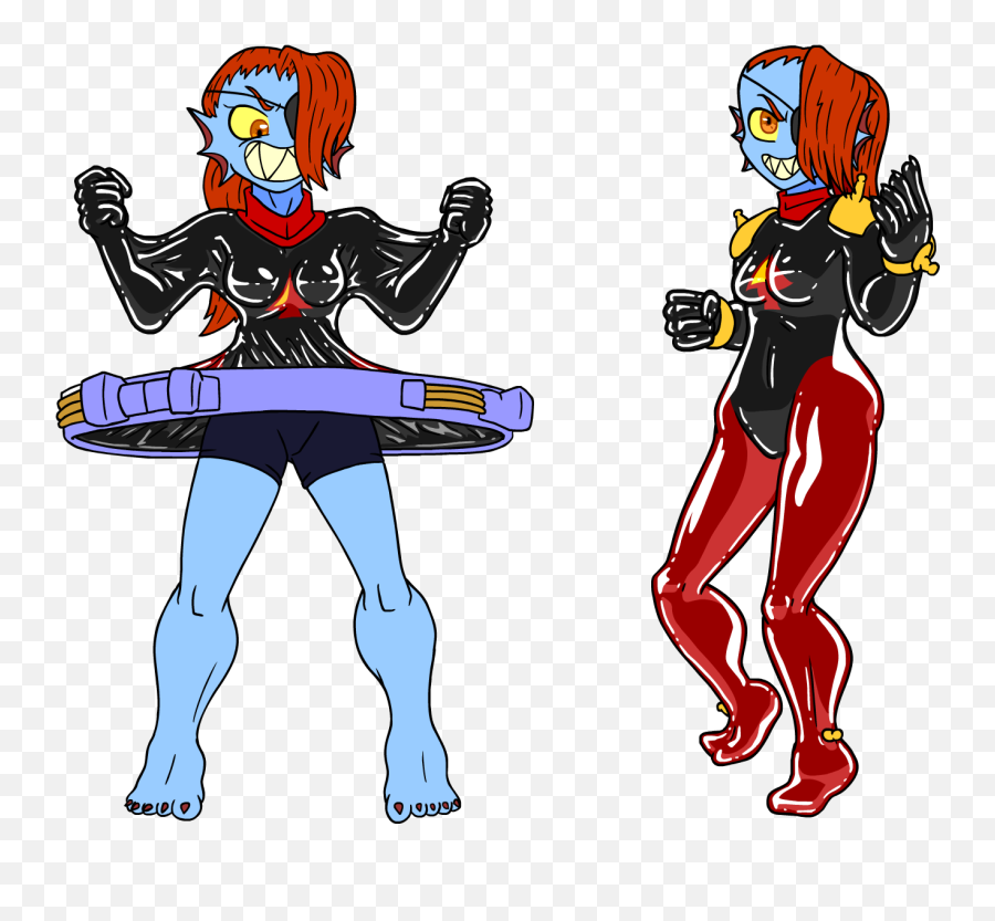 Comm Mobile Trace Undyne By 10eleven - Fur Affinity Dot Net Undyne Latex Png,Undyne Transparent