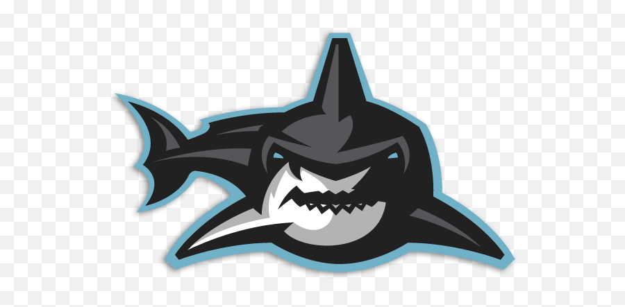 Cool Shark Logo Png Transparent - Shark Sports Logo Png,Shark Logo Png