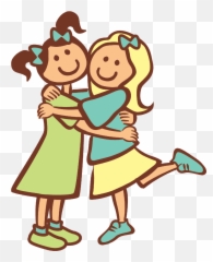 Best Friends Clipart - Png Transparent Girl