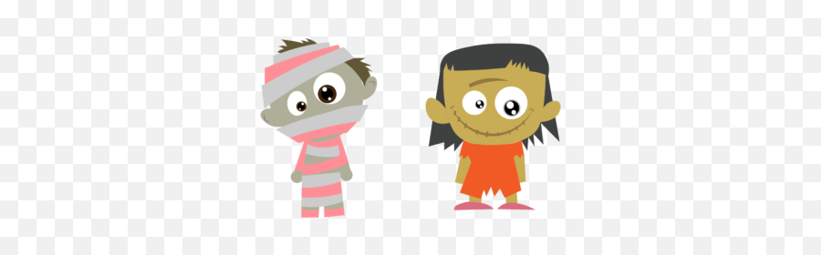 Halloween Creepy Character Vectors - Halloween Vector Character Set Png,Creepy Smile Transparent