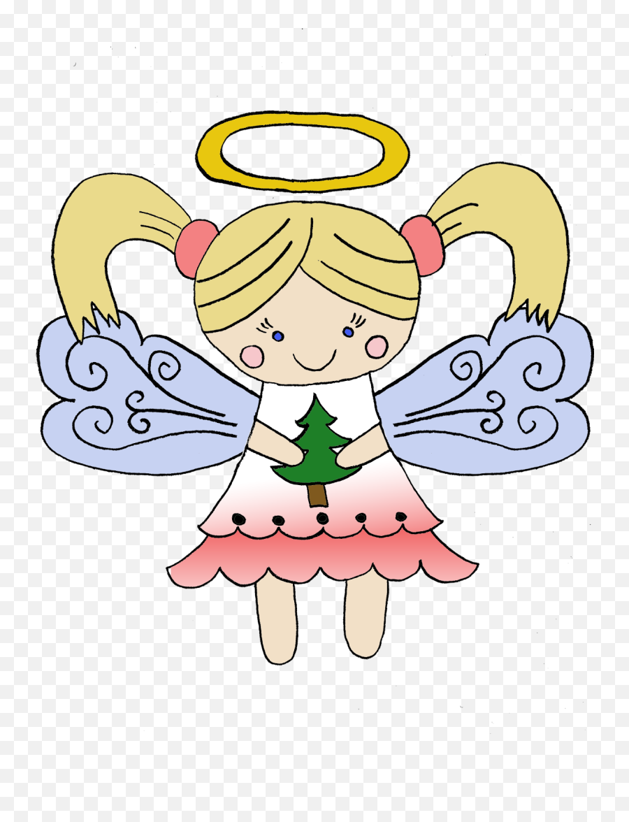 Download Hd Clip Angel Png Mart - Christmas Angel Hd,Christmas Angel Png