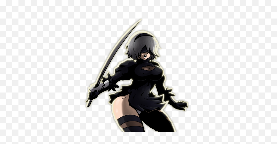 Two - Fictional Character Png,2b Nier Transparent