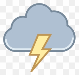 Storm Clipart Transparent - Background Lightning Cloud png