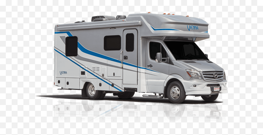 Renegade Vienna Mercedes - Mercedes Benz Sprinter Motorhome Rv White Blue Png,Rv Png