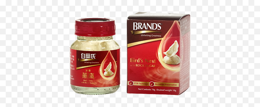 Brandu0027s Birdu0027s Nest With Rock Sugar 70ml - Taiwan Silver Brands Birds Nest Thailand Png,Nest Png