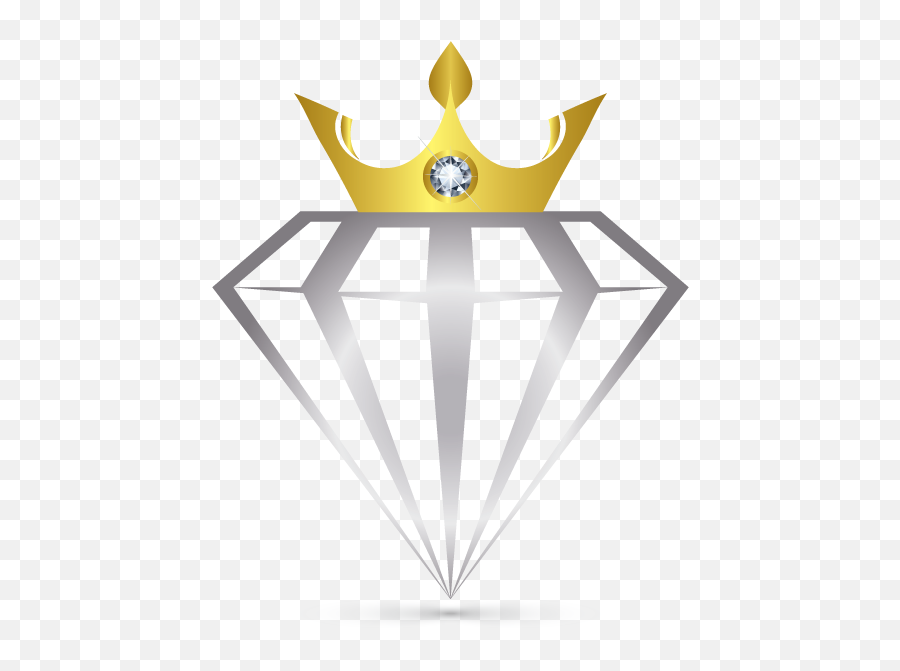 Create A Logo Free - Online Jewelry Crown On Diamond Logo Diamond Logos With Crown Png,Small Facebook Icon For Business Cards