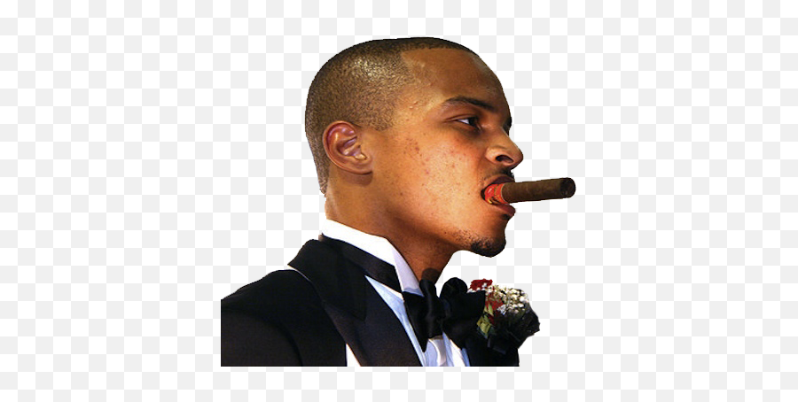 Rapper Ti Smoking Cigar - Gentleman Png,Cigar Png