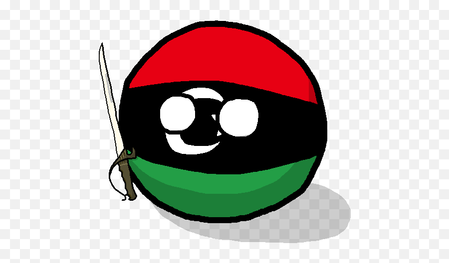 Libyaball - Libya Countryball Png,Libya New Flag Icon