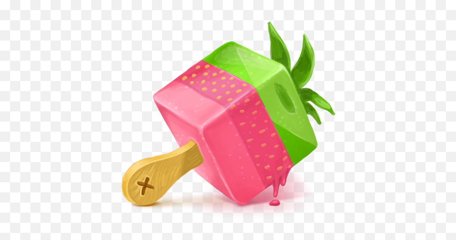 Box 19 Ice Cream Strawberry Icon Cubes Art Iconset Klukeart - Icon Folder Ice Cream Png,Icecream Icon