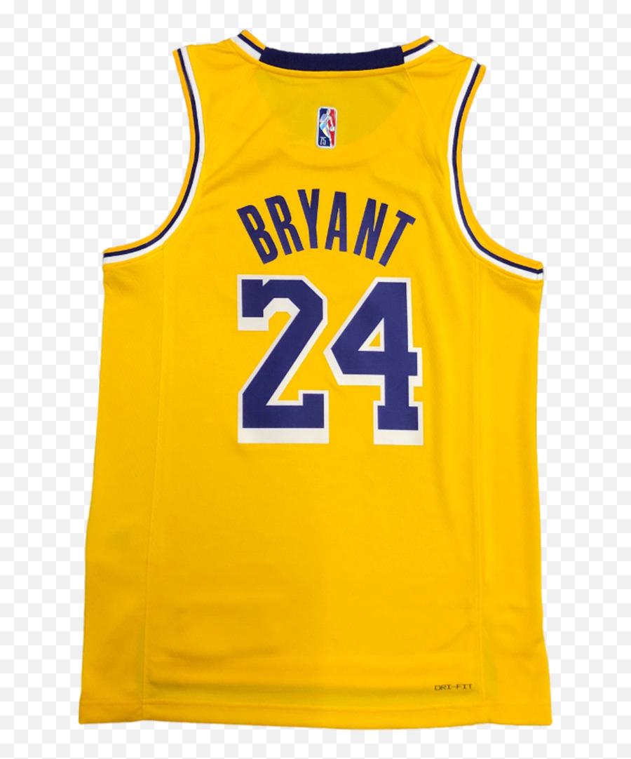 Kobe Bryant 24 Los Angeles Lakers Diamond Swingman Gold Nba - Nike Png,Nike Icon Shirt