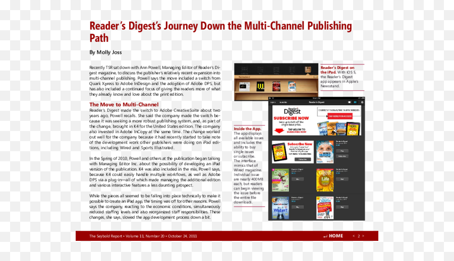 Pdf Readeru0027s Digestu0027s Journey Down The Multi - Channel Language Png,Ios 7 Newsstand Icon