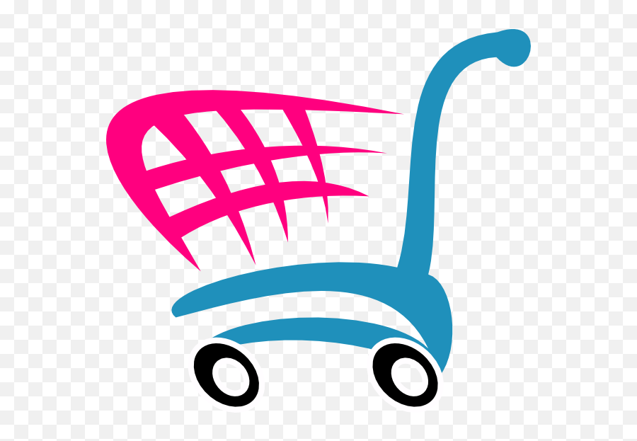 Vector Shopping Cart Logo Clipart - Full Size Clipart Pink Shopping Cart Clipart Png,Cart Vector Icon Free