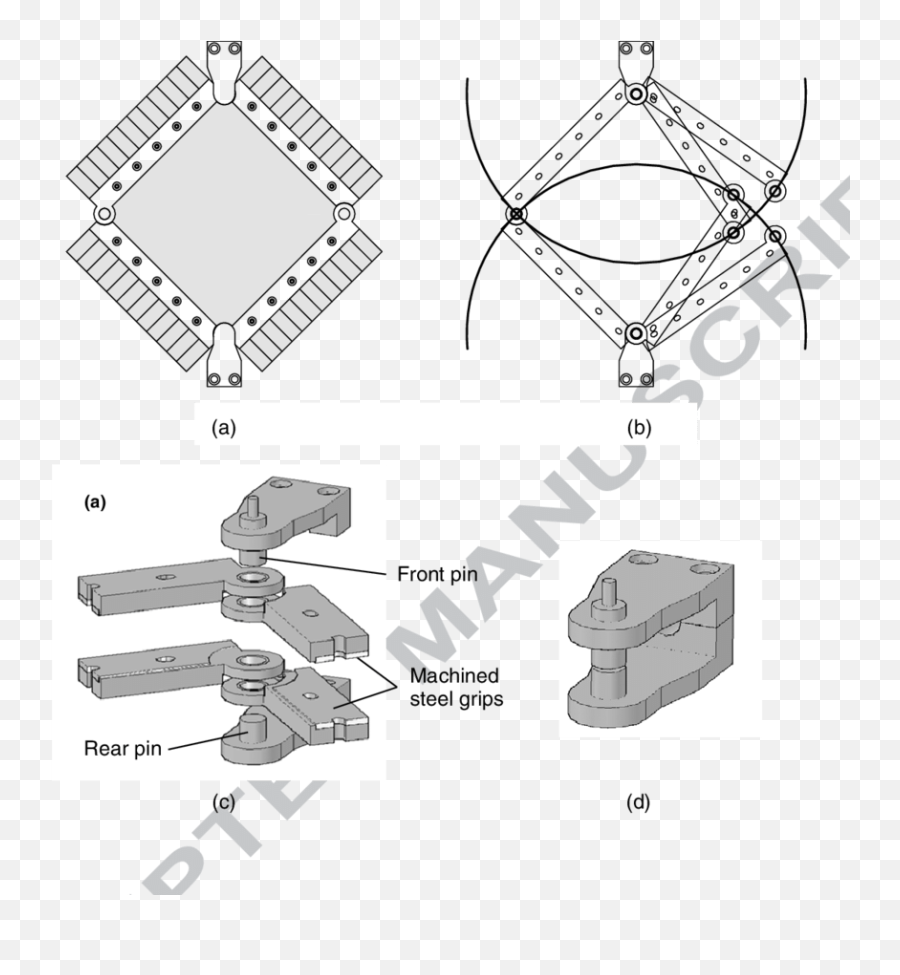 A Schematic Of Picture Frame Shear Tester Developed B - Illustration Png,Corner Frame Png