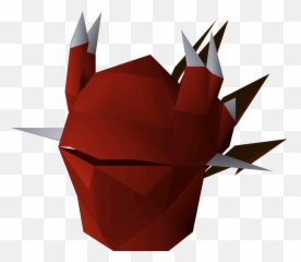 Dragon Full Helm - OSRS Wiki Origami png