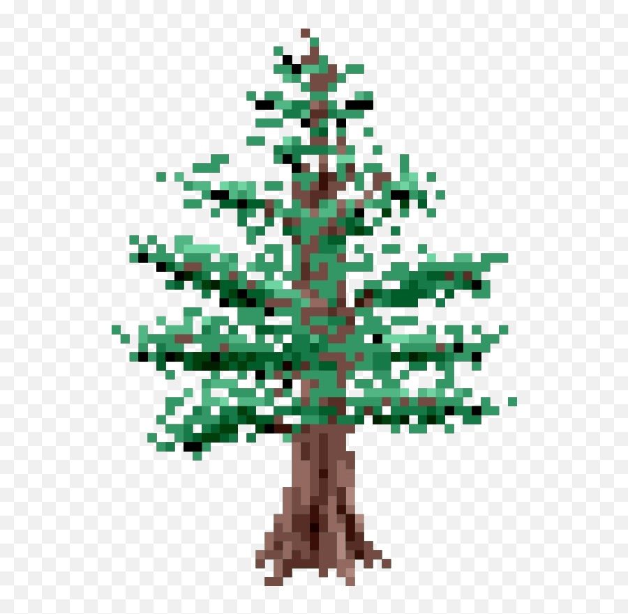 Download Free Png Pixel Pine Tree - Dlpngcom Pine Tree Pixel Art,Pine Trees Png