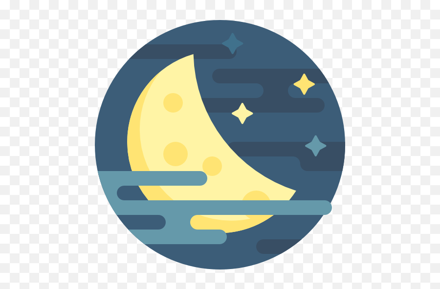 Moon - Free Nature Icons Dot Png,Nighttime Icon