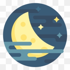 Moon - Free nature icons Dot png