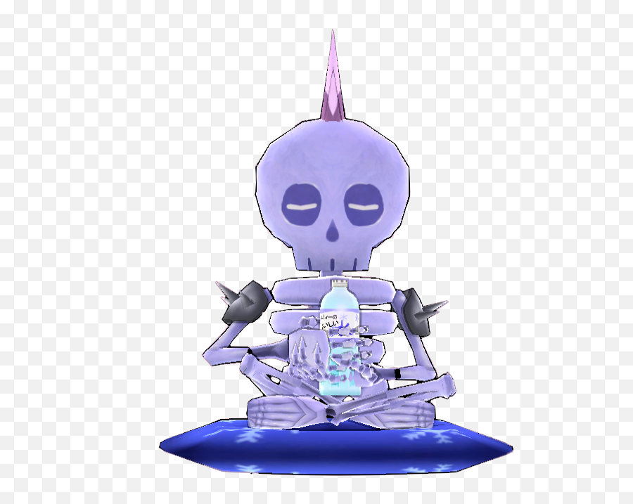 Bestiaryrebirth1frozen Skull Hyperdimension Neptunia - Cartoon Png,Cartoon Skull Png