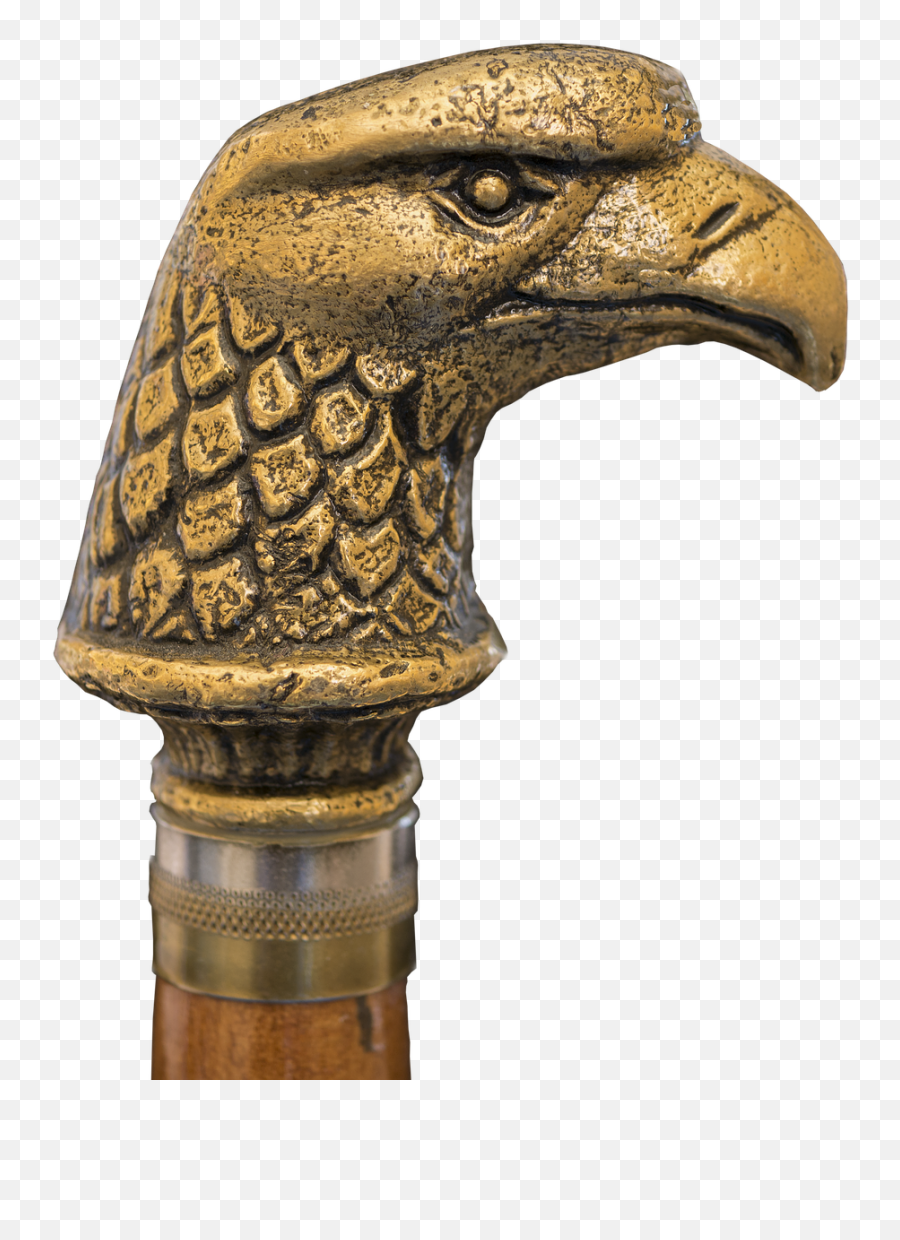 Download Hd Eagle Head Brass Old - Hawk Transparent Png Brass,Eagle Head Png