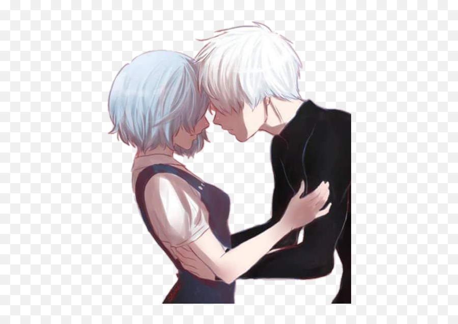 Image About Couple In Editsoverlayspng By Anakun - Kaneki And Touka Love,Tokyo Ghoul Png